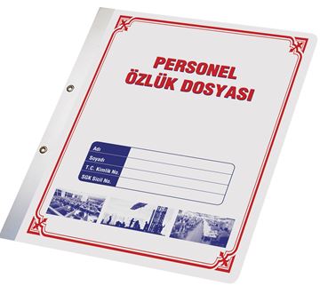 Personel özlük dosyası tam kapaklı dosya resmi