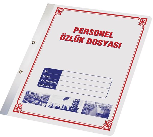 Personel özlük dosyası tam kapaklı dosya resmi