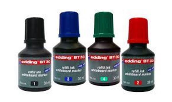 edding tahta kalem mürekkebi siyah 30 ml resmi