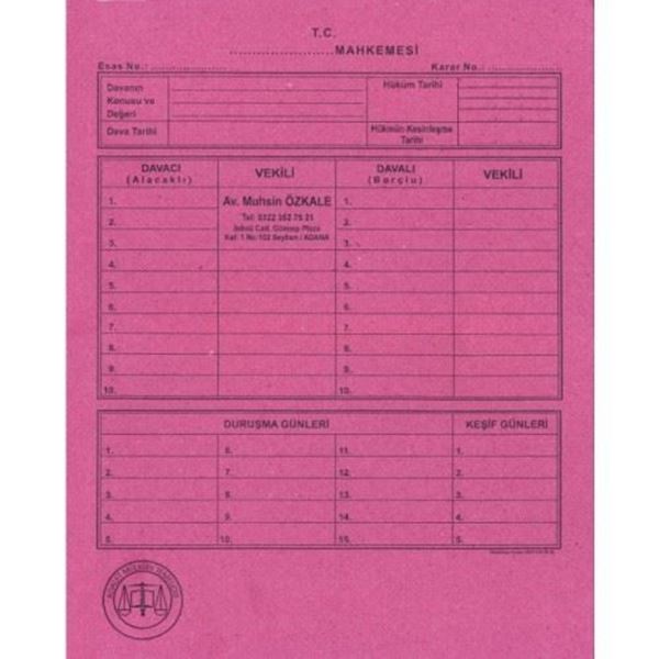 mahkeme dosyası resmi