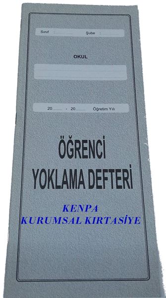 öğrenci yoklama defteri resmi