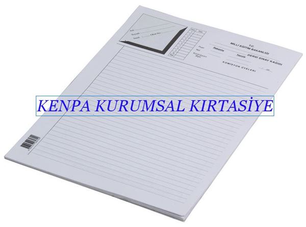 sınav kağıdı 100 lü resmi