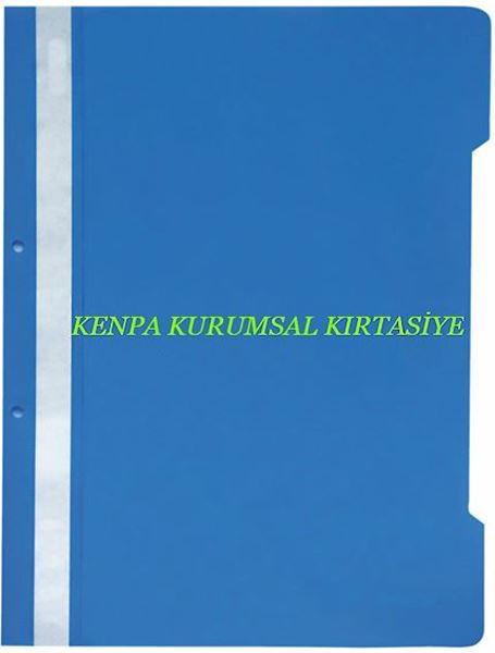 Noki plastik telli dosya yeşil eco 50 li resmi