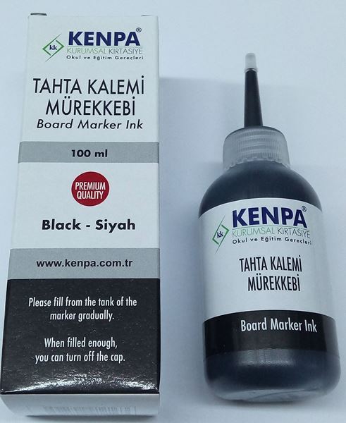 Tahta kalem mürekkebi 100 ml siyah resmi