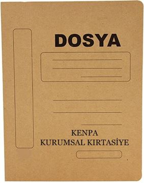 Lüks Tam Kapak Dosya Kraf 50 Li resmi