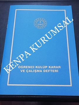 öğrenci kulüp karar çalışma defteri 20 yap resmi