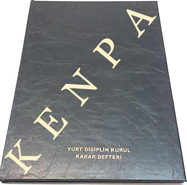 Yurt disiplin kurulu karar defteri suni deri resmi