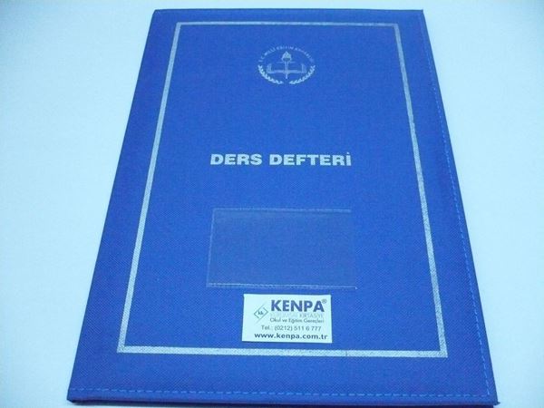 Ders defteri 8 ders yoklamasız kumaş resmi