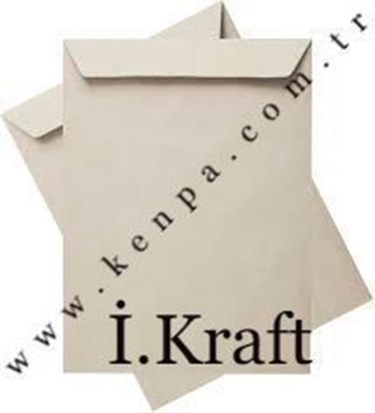 kraf torba zarf  silikonlu 21x28 90 gr