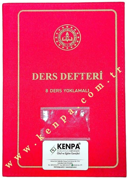 Lise 8 derslik yoklamalı ders defteri