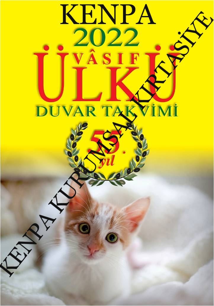 Kenpa Kurumsal Kırtasiye Okul Eğitim Gereçleri. ülkü duvar takvimi 2022