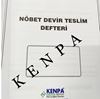 VARDİYA NÖBET DEVİR TESLİM DEFTERİ resmi
