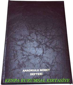 Copy of anasınıfı nöbet defteri suni deri 100 yp resmi
